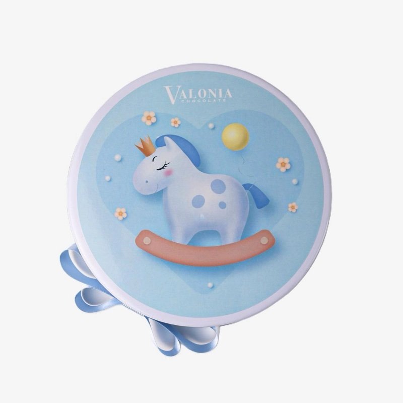 Valonia Hoş Geldin Bebek Erkek Çikolata Kutusu 650 g